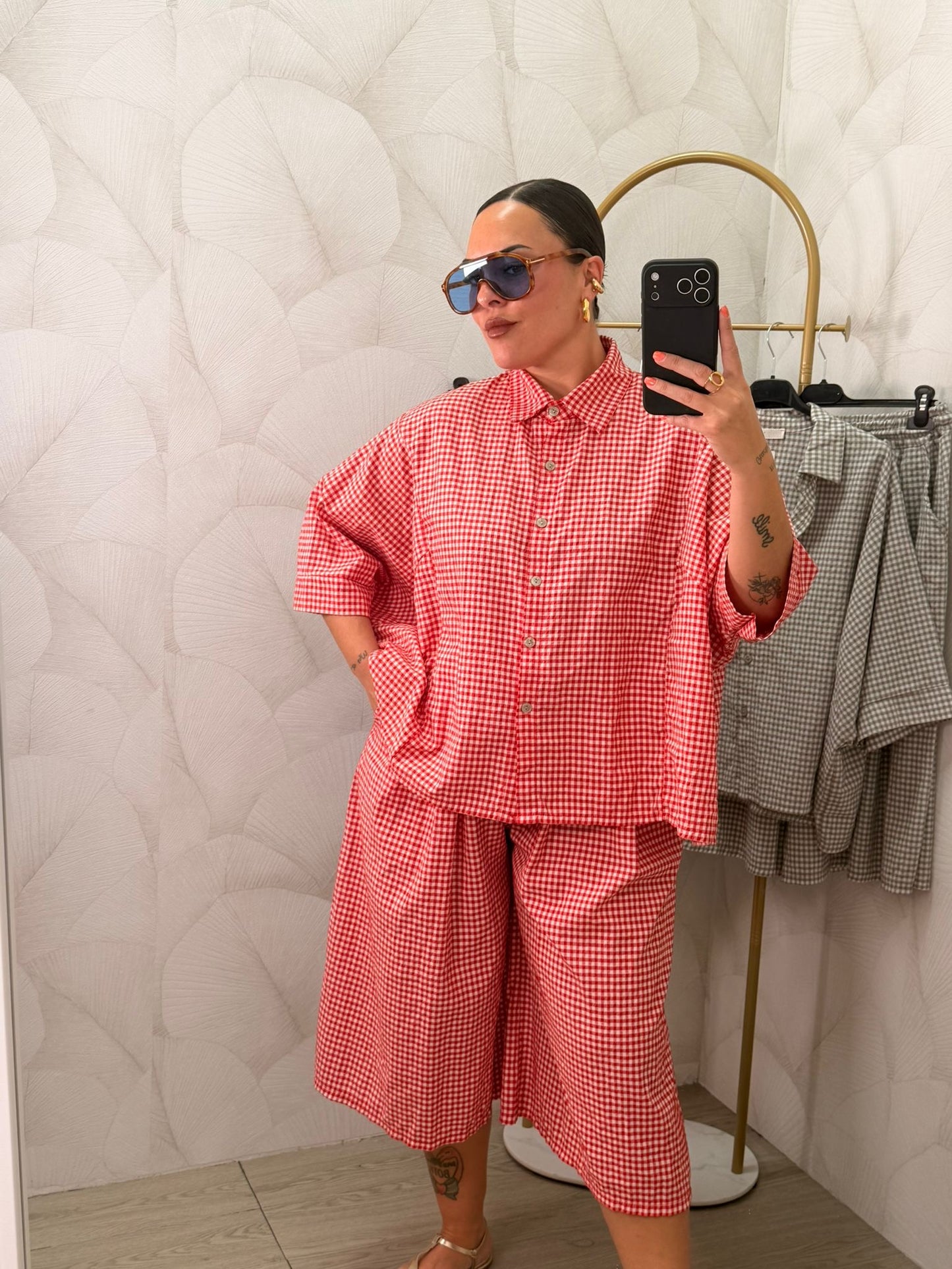 CONJUNTO CUADRITOS VICHY