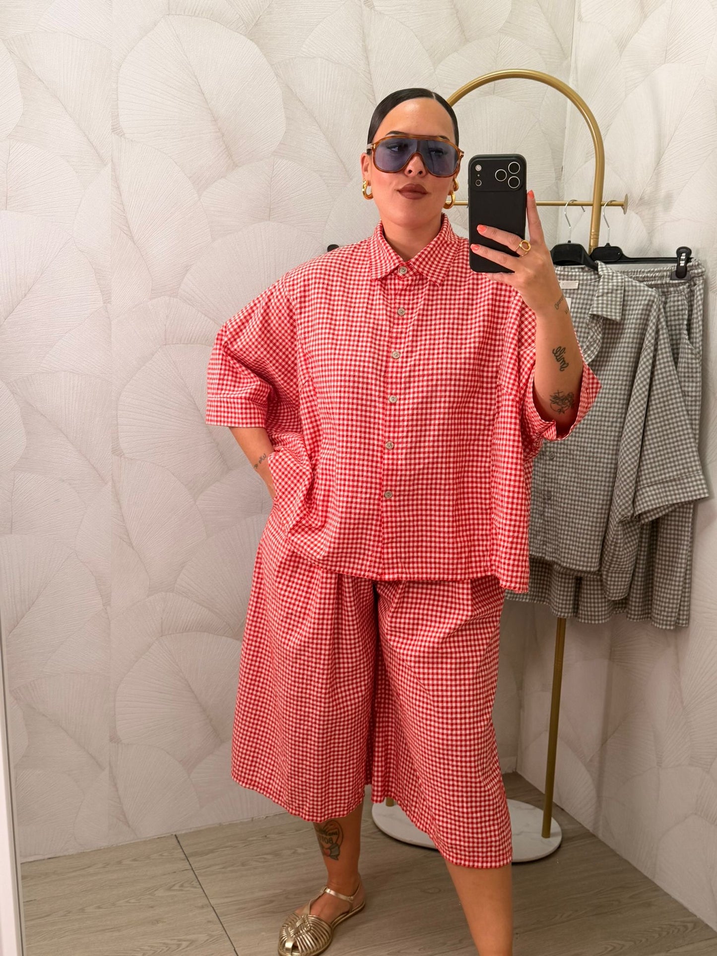 CONJUNTO CUADRITOS VICHY