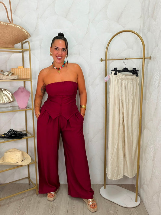 CONJUNTO TOP Y PANTALÓN