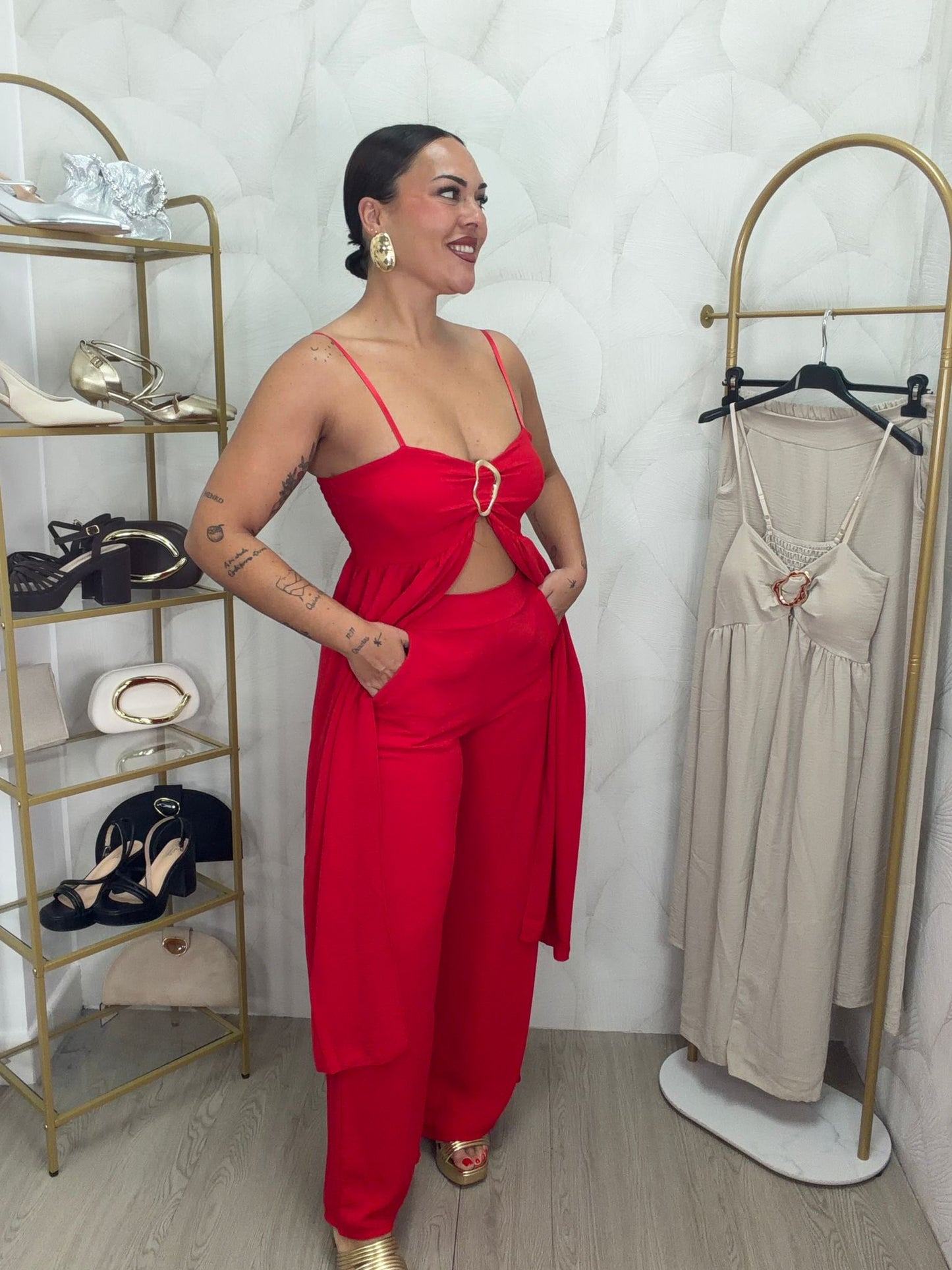CONJUNTO TOP Y PANTALÓN