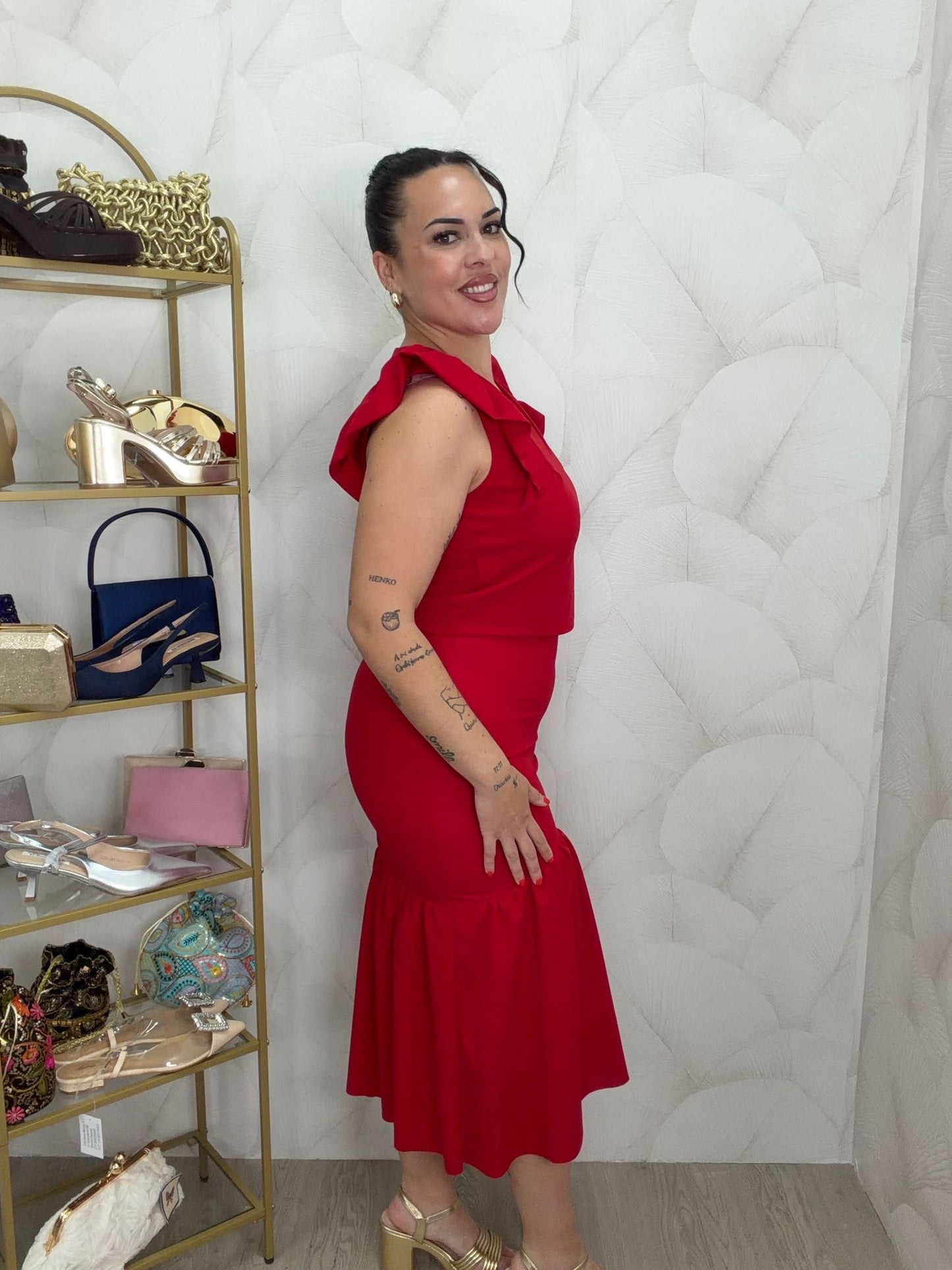 CONJUNTO VOLANTE ROJO