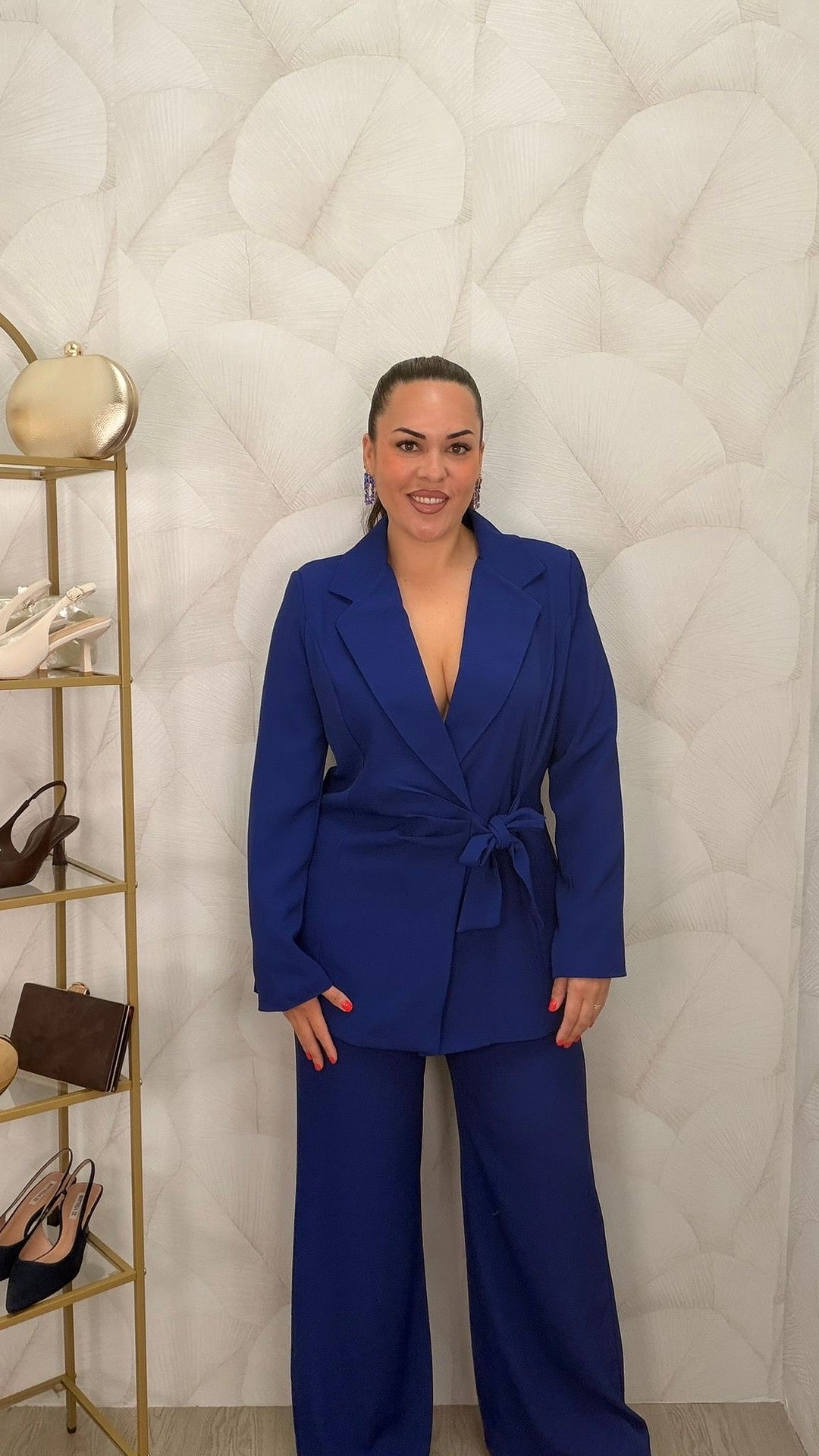 TRAJE DE CHAQUETA AZUL