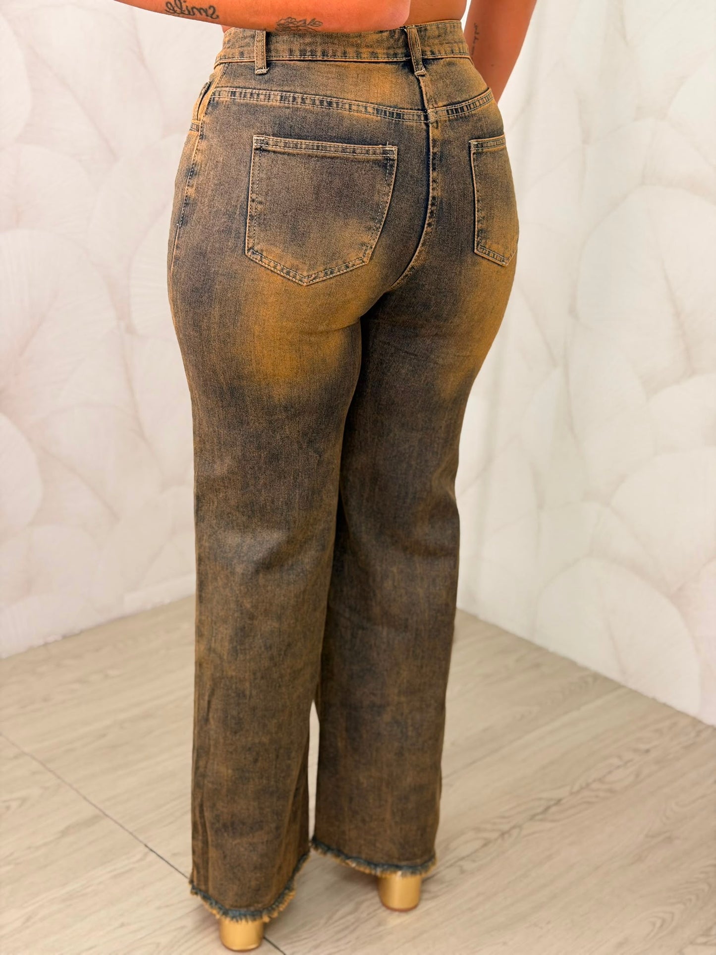 PANTALÓN VAQUERO DESPINTADO