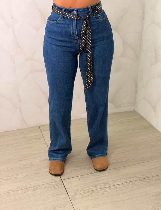 PANTALÓN VAQUERO PAÑUELO