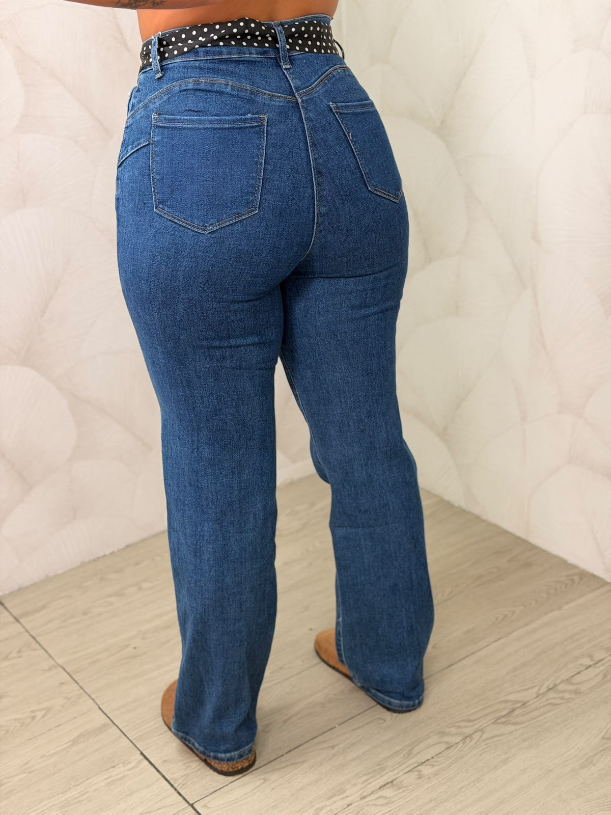 PANTALÓN VAQUERO PAÑUELO