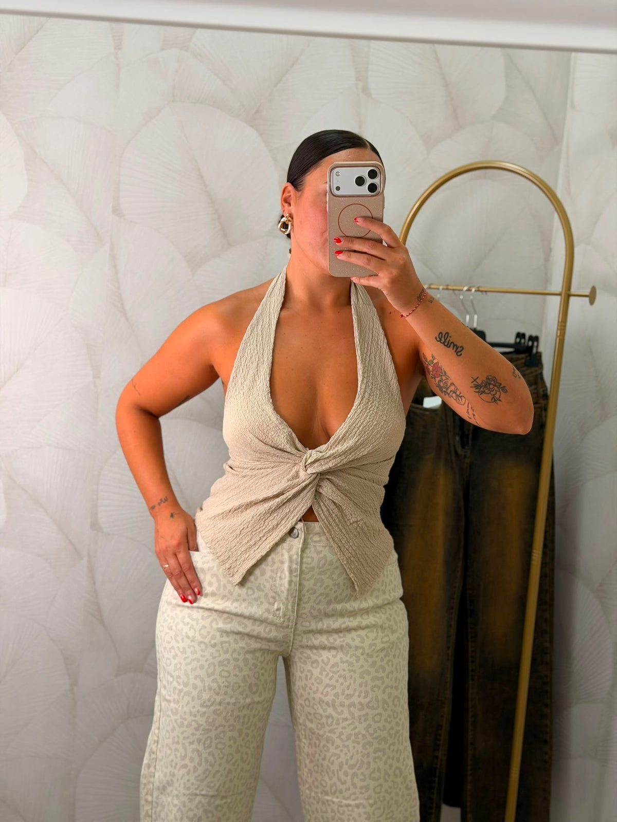 TOP CREPÉ ESPALDA DESCUBIERTA
