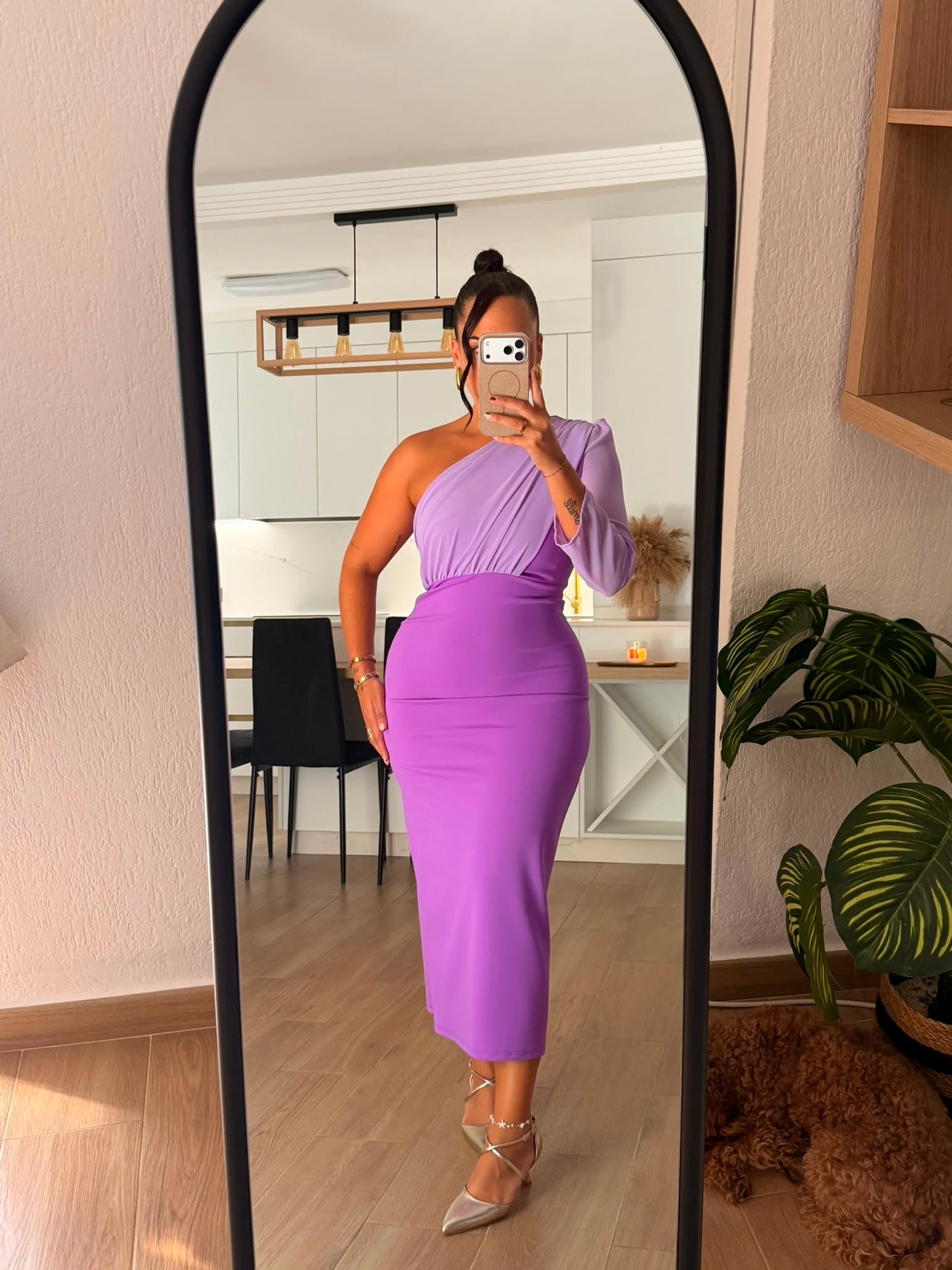 VESTIDO DETALLE GASA