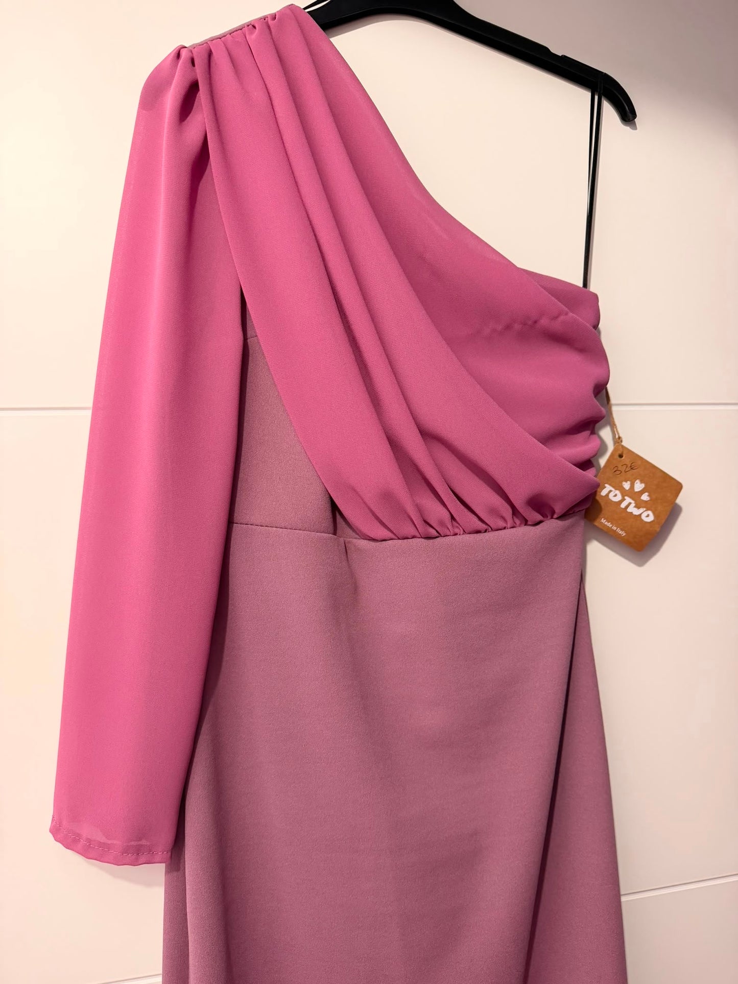 VESTIDO DETALLE GASA