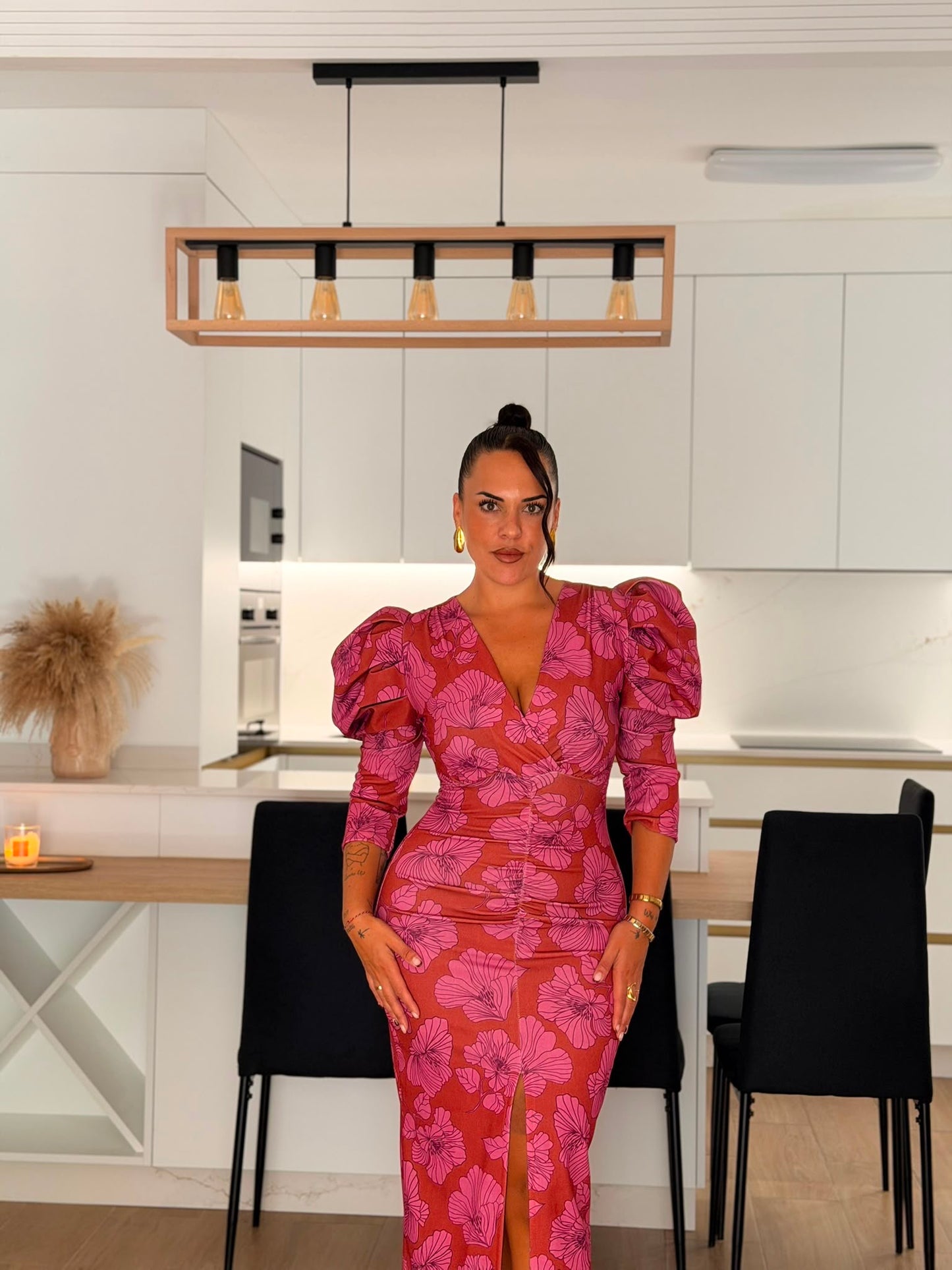 VESTIDO ESTAMPADO FLORES