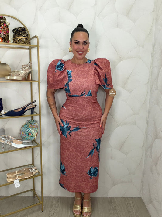 VESTIDO ESTAMPADO FLORES