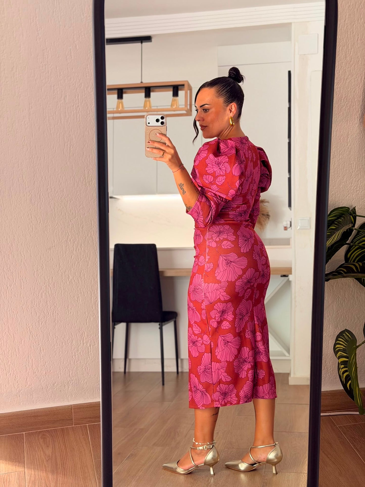 VESTIDO ESTAMPADO FLORES