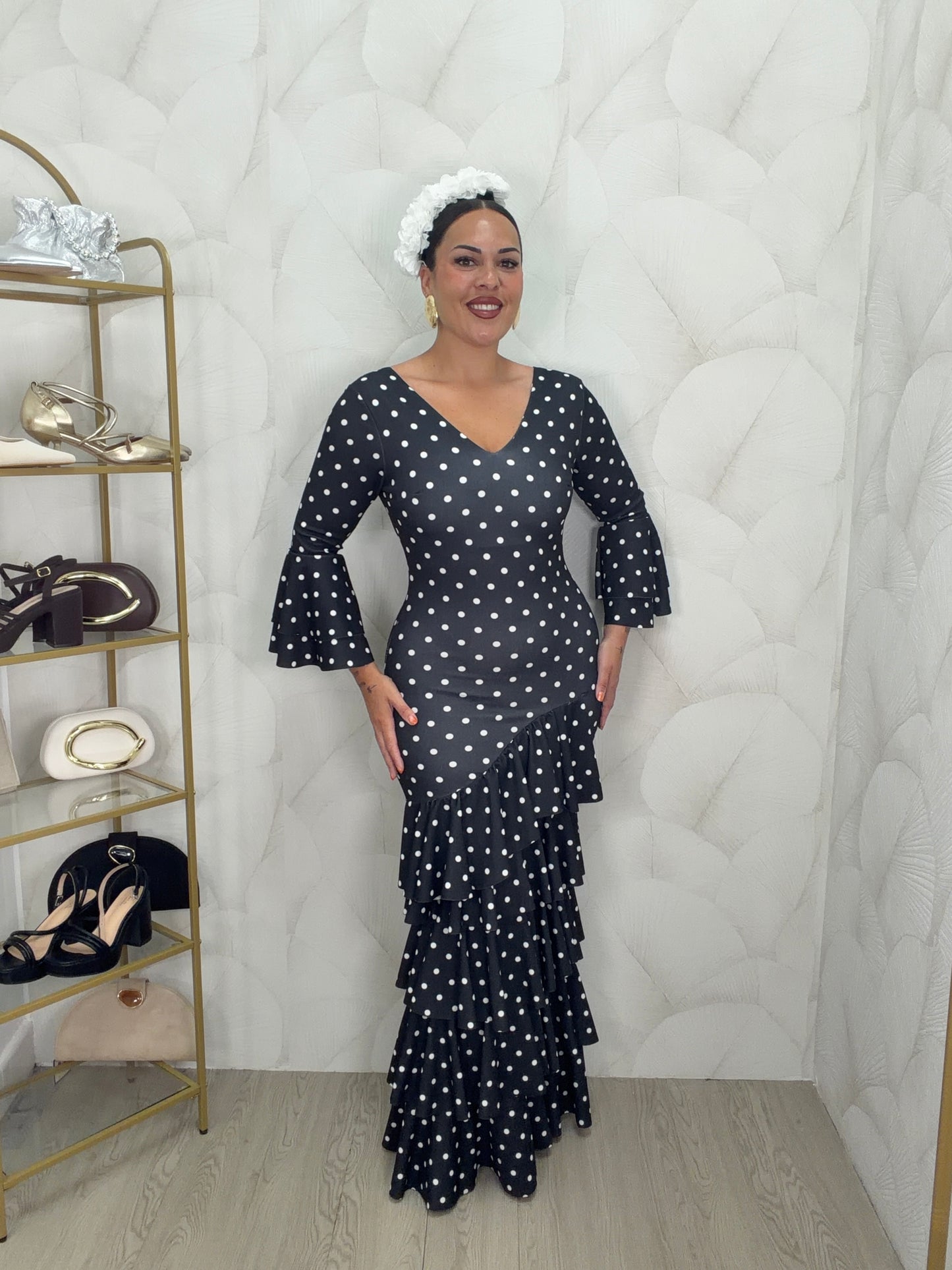 VESTIDO FLAMENCA LUNARES