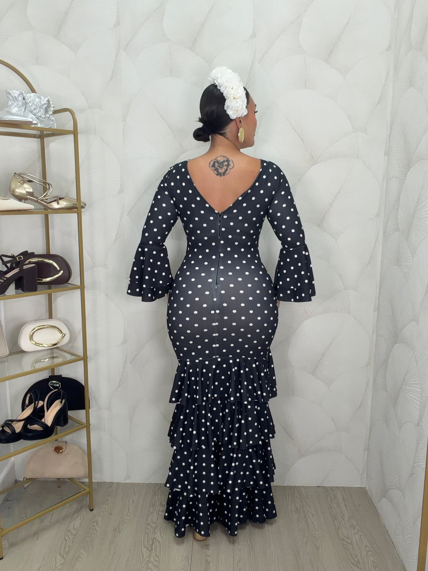 VESTIDO FLAMENCA LUNARES