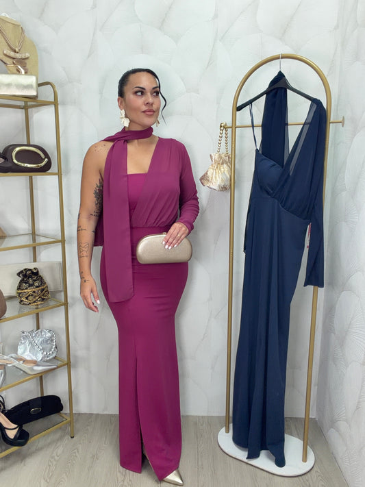 VESTIDO DETALLE GASA