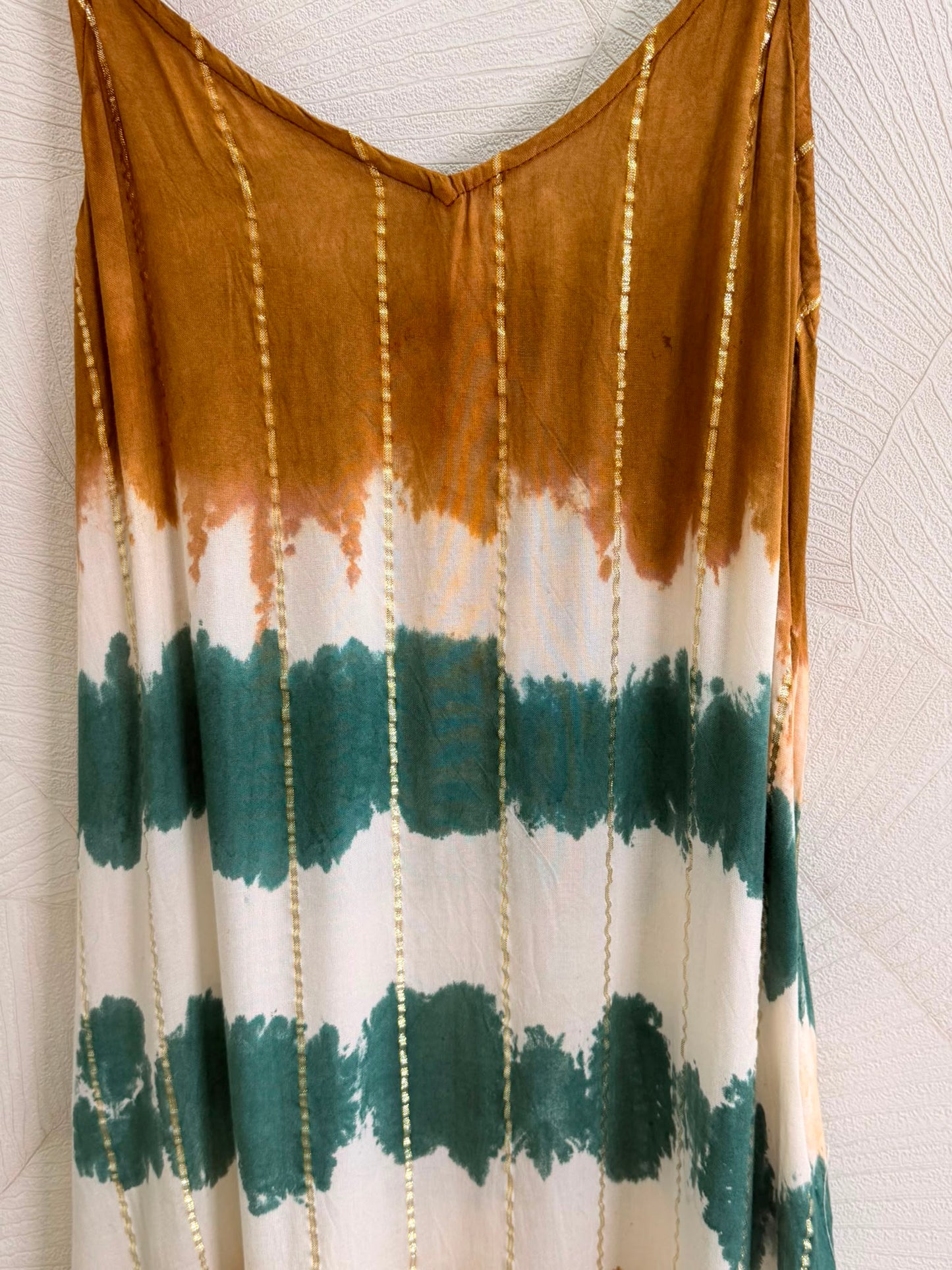 VESTIDO LARGO ESTAMPADO DEGRADADO