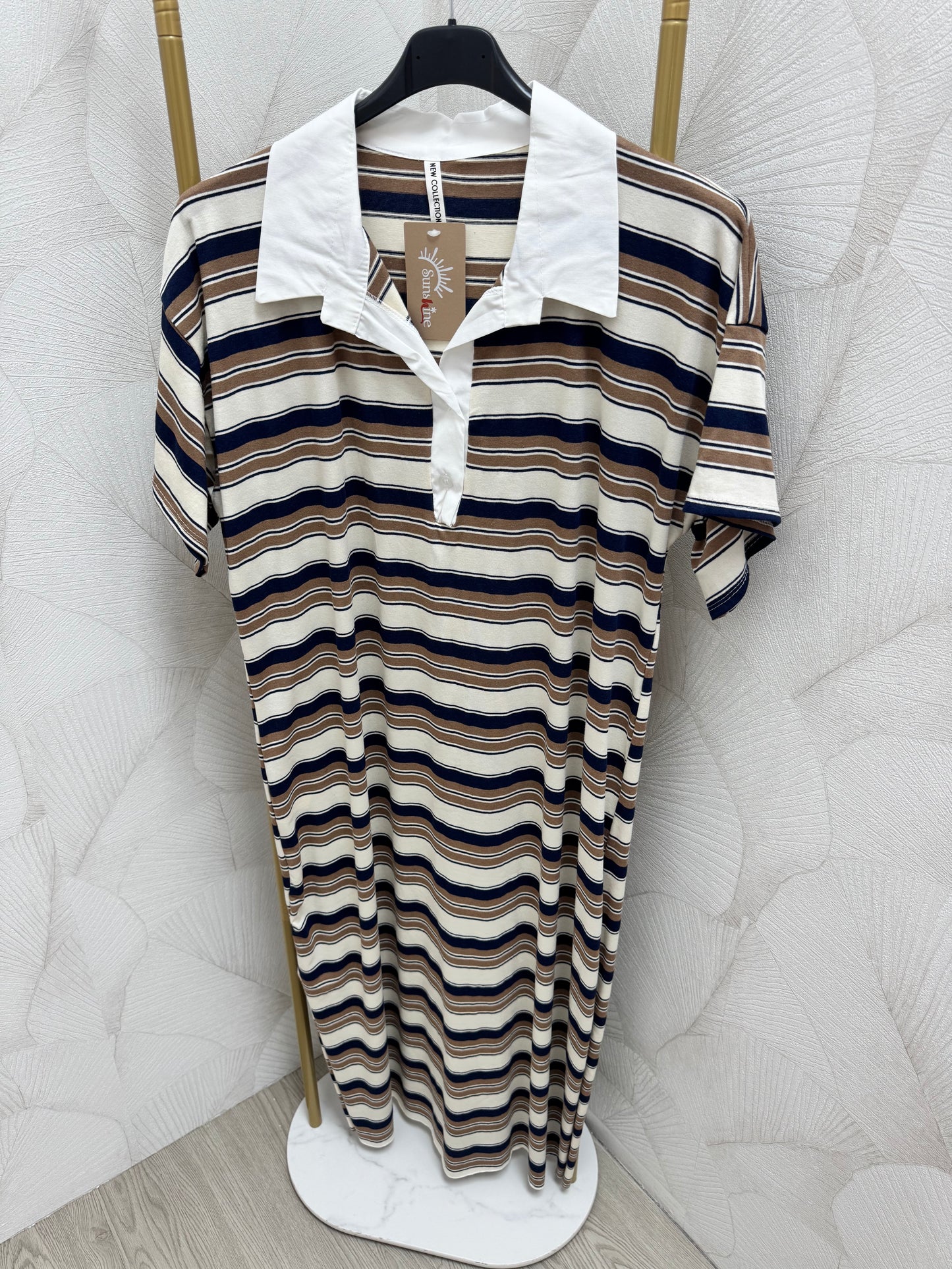 VESTIDO POLO RAYAS