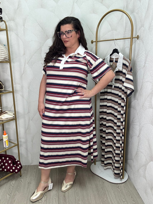 VESTIDO POLO RAYAS