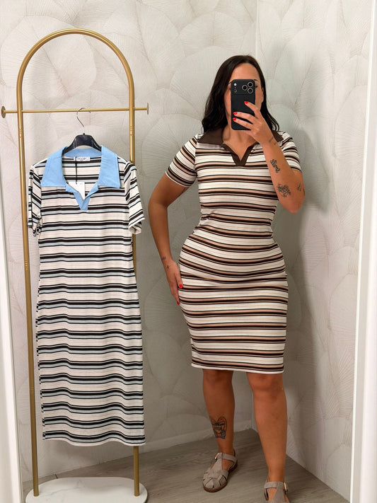 VESTIDO POLO RAYAS