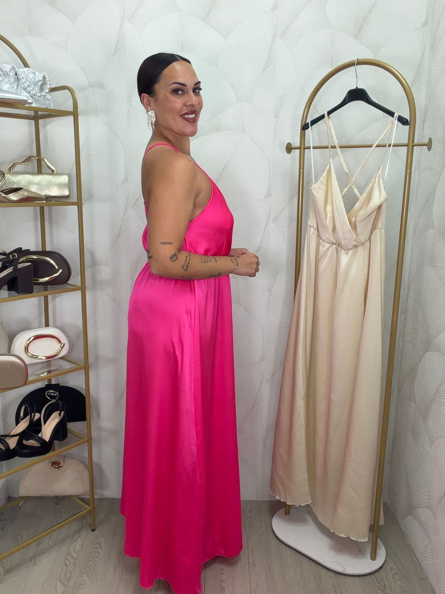 VESTIDO SATINADO