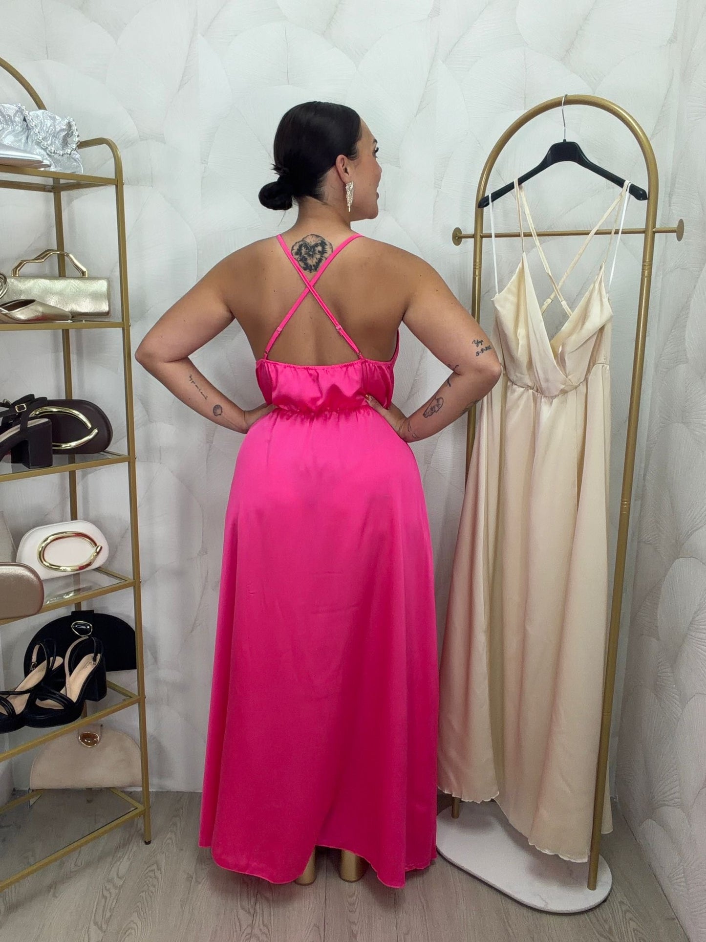 VESTIDO SATINADO