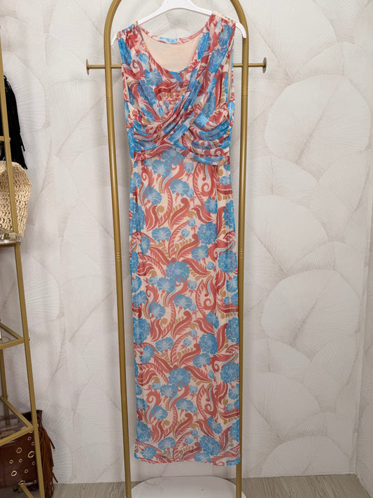 VESTIDO TUL ESTAMPADO