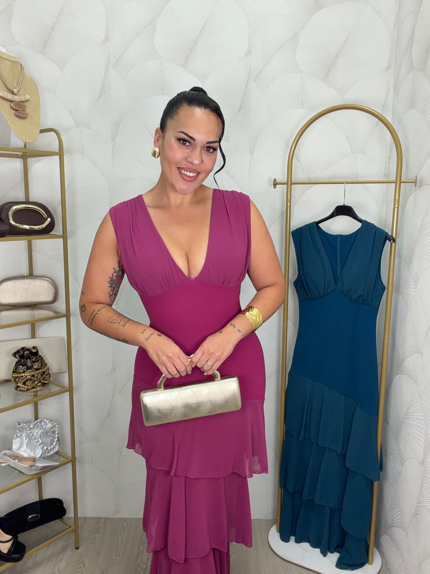 VESTIDO VOLANTES