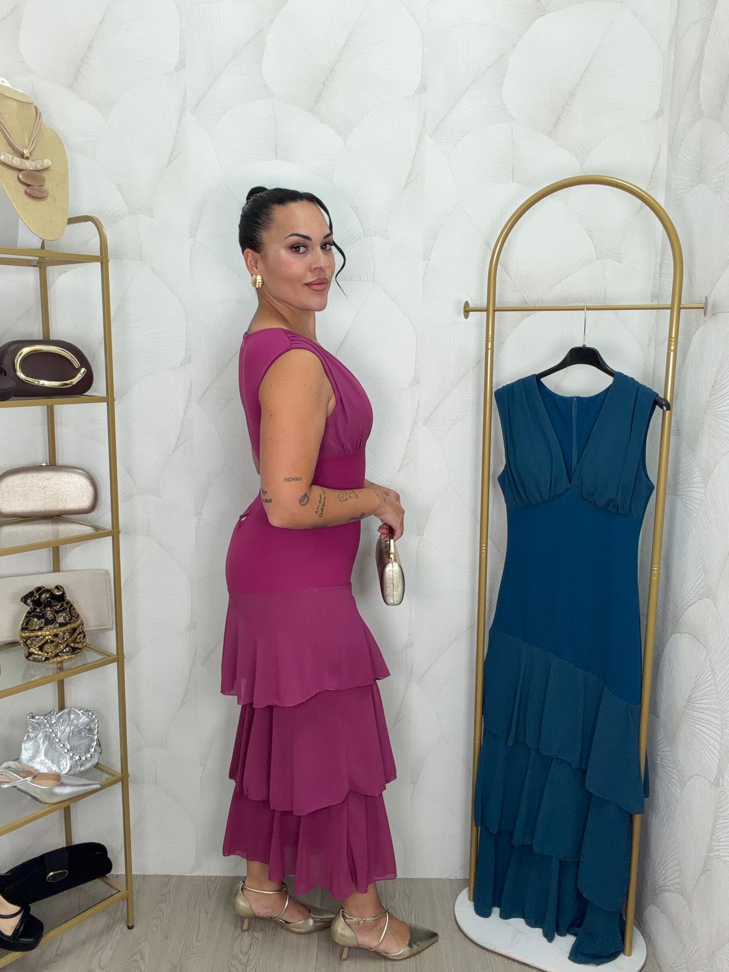 VESTIDO VOLANTES