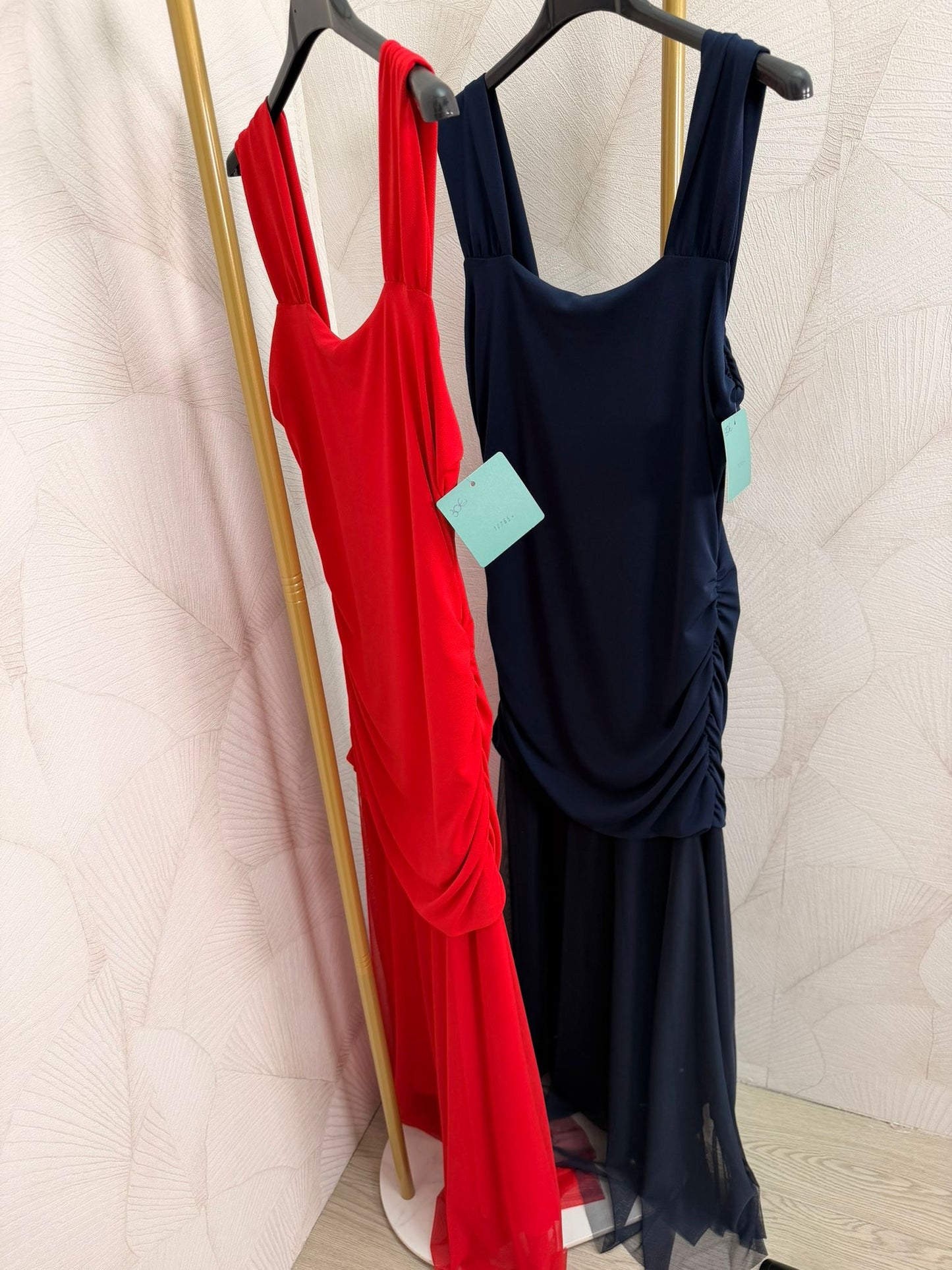VESTIDO VOLANTE GASA
