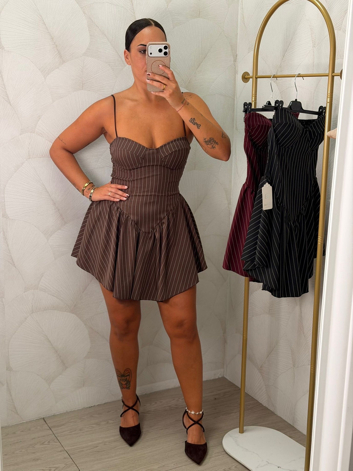 VESTIDO VUELO RAYAS